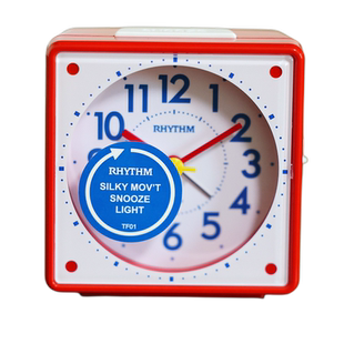 日本丽声贪睡灯学习用学生静音旅游小巧旅行宿舍儿童简约现代闹钟