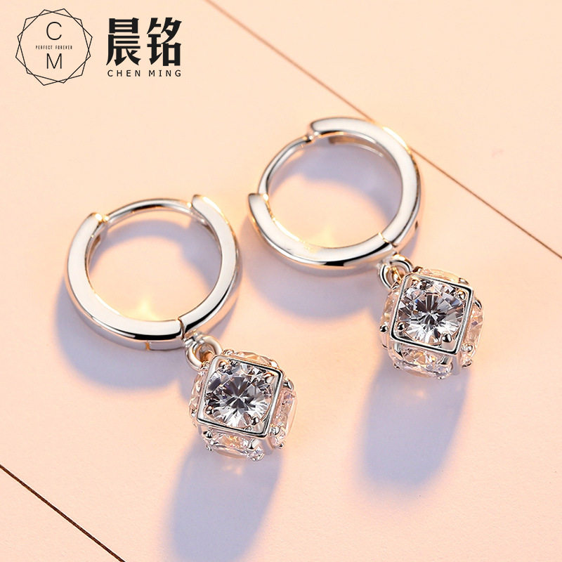 S925纯银耳饰品日韩版国气质耳钉