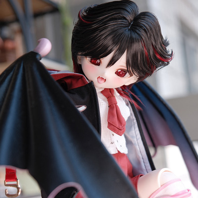 Eden造物间 男款软丝造型发 拼色狼尾 bjd/sd 3分 小三分 4分6分