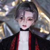 4分 Eden造物间 预售 3分小三分 造型男发前网手钩马尾夹 bjd