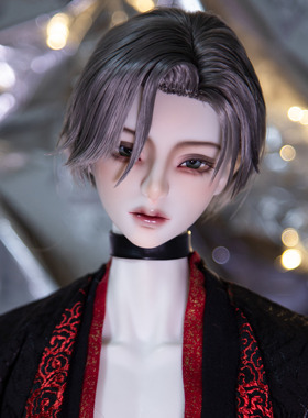 Eden造物间 造型男发前网手钩马尾夹  bjd/sd 3分小三分 4分 预售