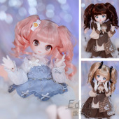 Eden造物间 3分 纯色小卷双马尾 bjd