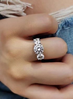 法国轻奢亚马逊S925纯银戒指