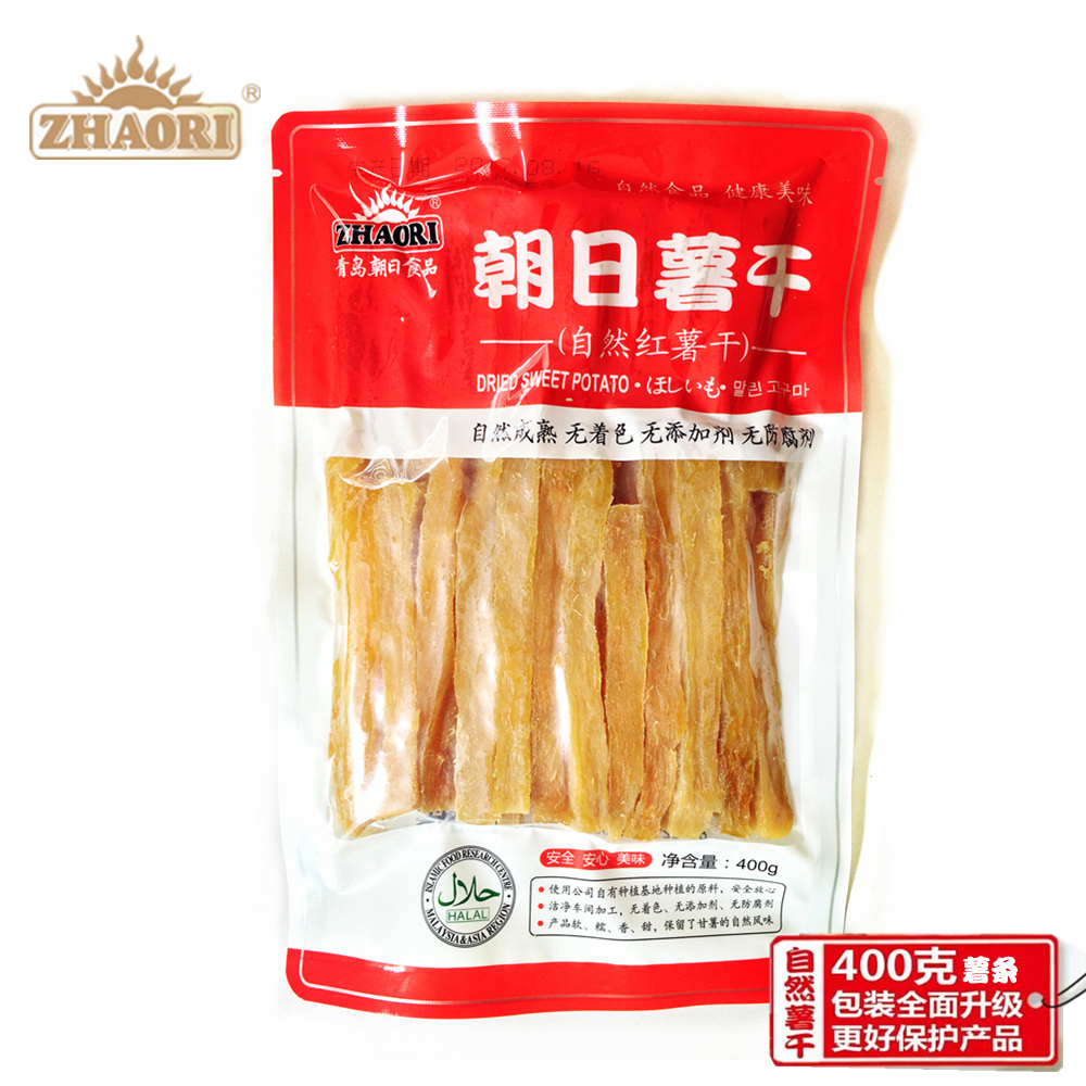 ZHAORI³¯ÈÕÊí¸ÉµØ¹Ï¸ÉÐÝÏÐÁãʳºìÊíÌõ400gоɰü×°Ëæ»ú·¢