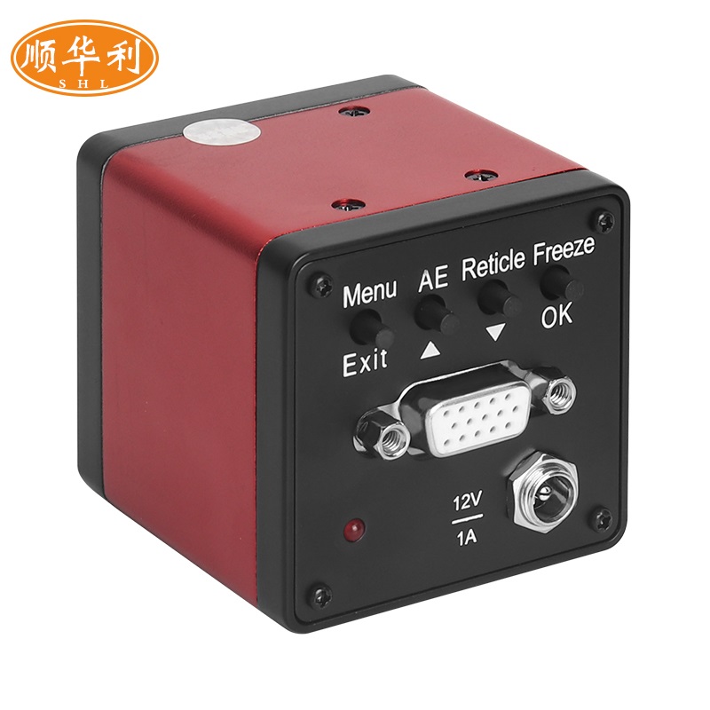 高清高灵敏度VGA显微镜CCD三目电子维修机器视觉工业相机OSD可调