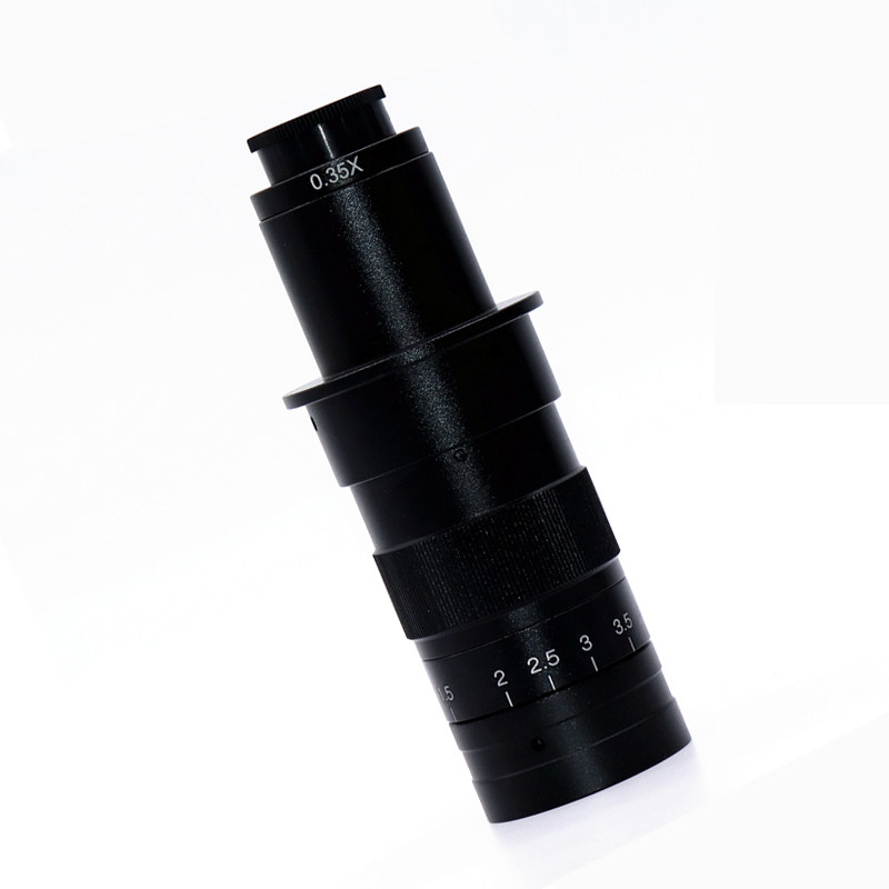 XDC-10A 단안 현미경 렌즈 0745 렌즈 300X 연속 줌 산업용 현미경 C|CS 포트 렌즈