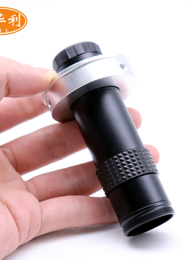 连续变倍迷你光学变焦显微镜镜头ML15便携100倍工业机械视觉镜头