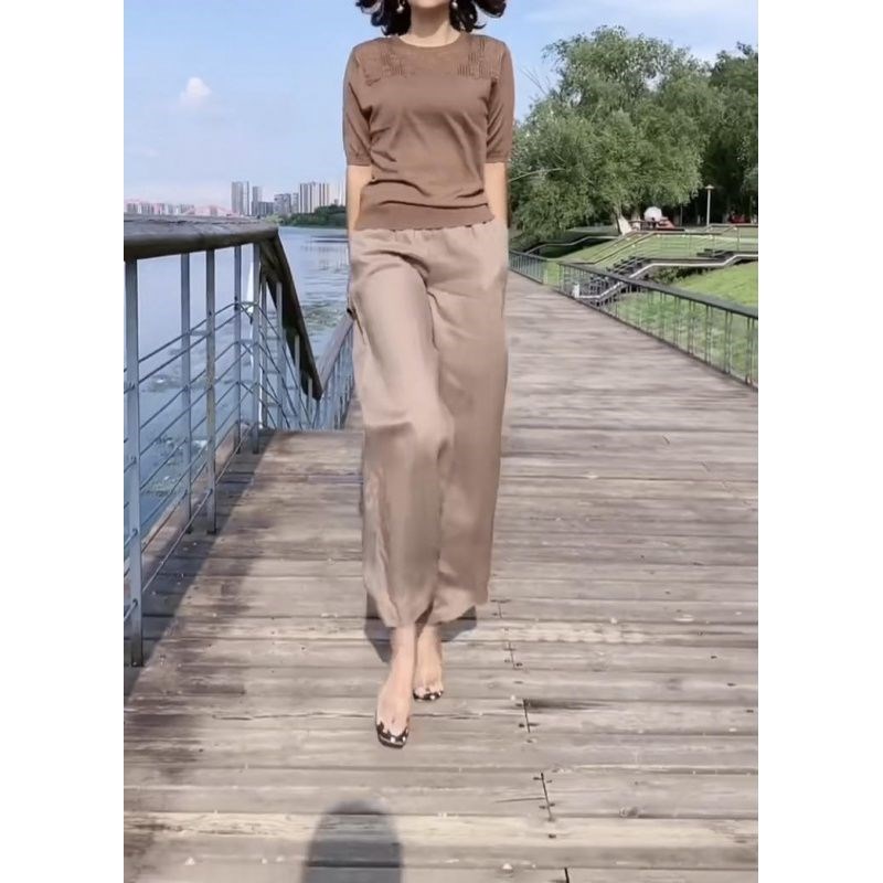 夏季新款上衣裤子抖音爆款