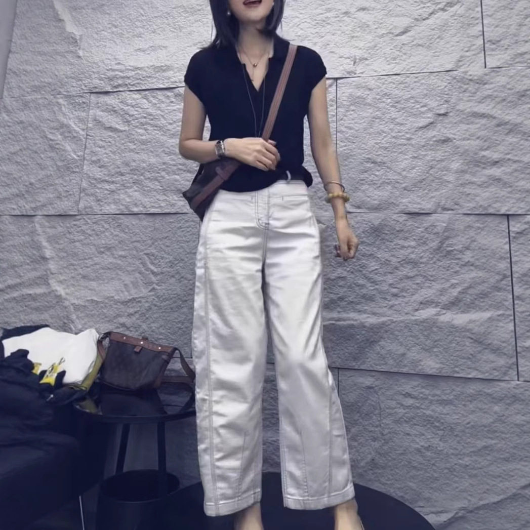 2025新款夏季一整套穿搭今年流行时尚显瘦休闲百搭上衣裤子两件套