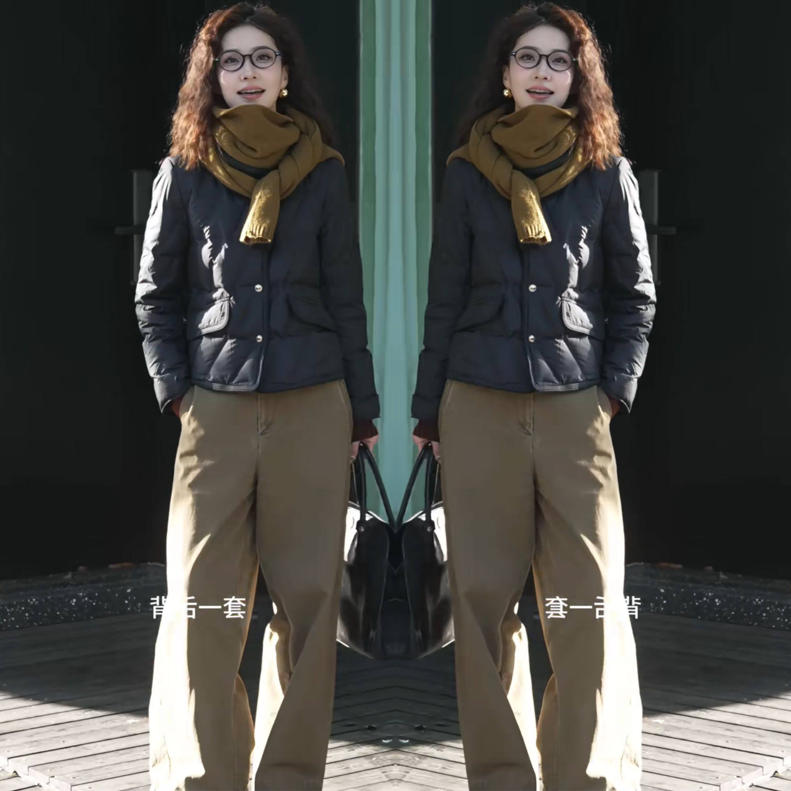 轻奢高级感韩版冬季新款女神范简约爆款轻薄短款外套搭配阔腿裤潮