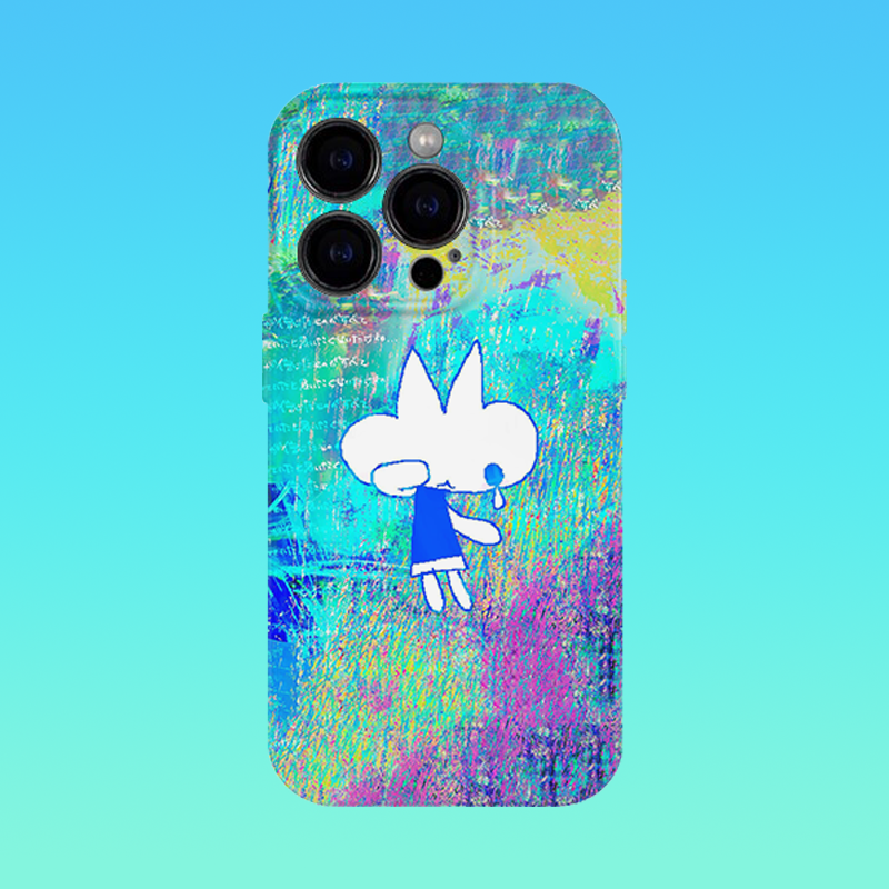 哭泣兔子~梦幻千禧风手机壳