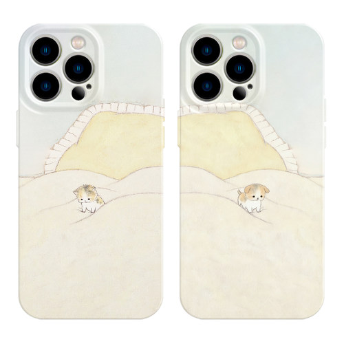 适用iPhone17promax苹果16手机壳15油画14猫狗13情侣12华为mate70荣耀Pura80小米vivox200一加opporeno软nova
