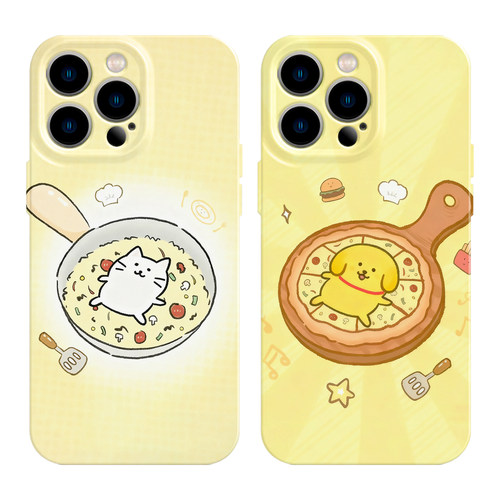 适用iPhone17promax苹果16手机壳15情侣14披萨13可爱12华为mate70荣耀Pura80小米vivox200一加opporeno软nova