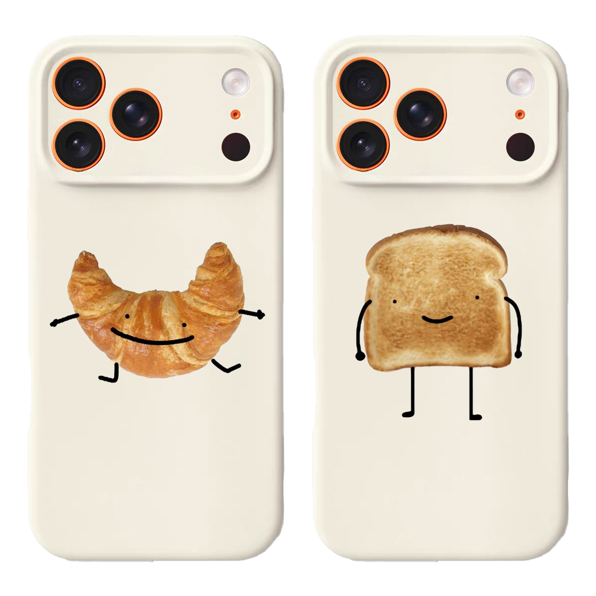 TPU适用iPhone17promax苹果16手机壳15情侣14吐司13可爱12华为mate70荣耀Pura80小米vivox200s一加opporeno12