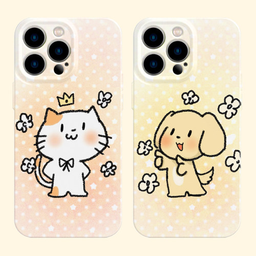 适用iPhone17promax苹果16手机壳15情侣14猫狗13可爱12华为mate70荣耀Pura80小米vivox200一加opporeno软nova