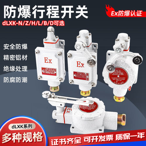 防爆行程开关DLXK微动感应开关限位器B型Z型lx5-15b脚踏双踏EX