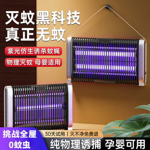 家用室内挂墙捕捉蚊虫苍蝇神器 灭蚊灯灭蝇灯餐厅饭店商铺2025新款