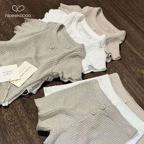 儿童家居服休闲短裤两件套