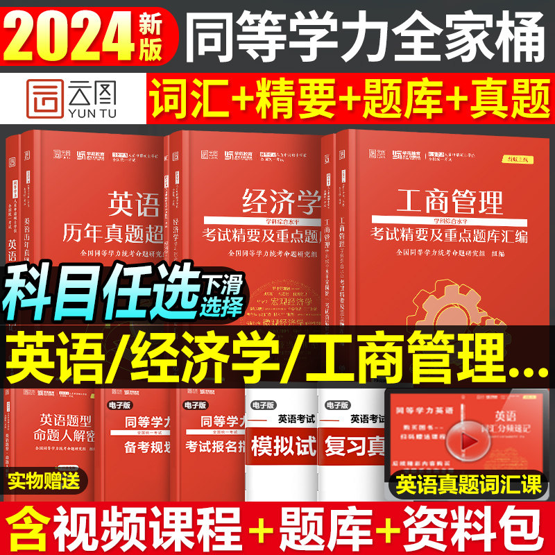 2024年同等学力人员申请硕士学位英语工商管理经济学申硕学历在职研究生全国统考考试教材考研历年真题模拟试卷词汇网课天天练2023属于什么档次？