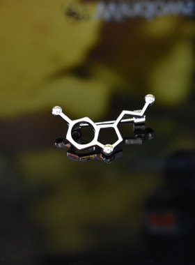 理科化学元素分子式多巴胺 五羟色胺 转运RNA 心电图胸针