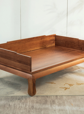 2025实木新中式素面罗汉床宋代美学禅床卧榻罗汉榻贵妃榻弥勒榻