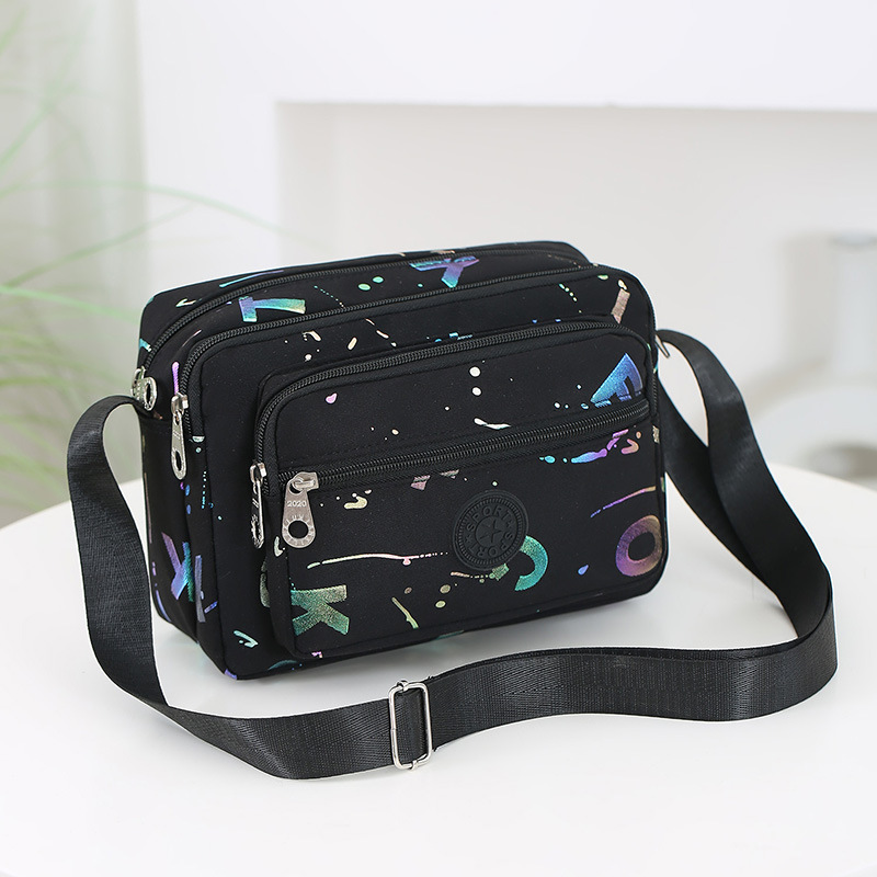 多层做生意包收钱包收银包斜女包单肩斜挎包女士休闲妈妈包包