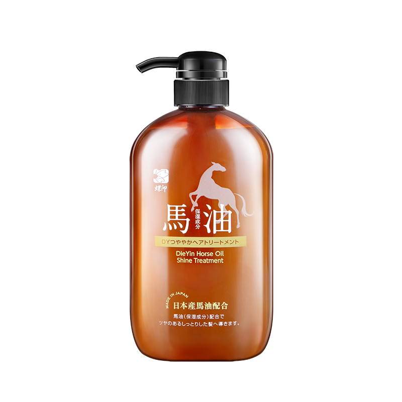 蝶印马油滋养护发素顺滑柔顺头发护理品牌正品600ml
