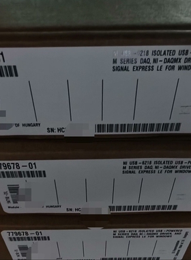 议价 NI USB-6218数据采集卡，型号779678-01，原