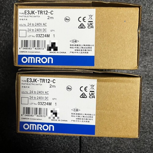 议价 欧姆龙光电传感器E3JK-TR12-C 2M OMS全新未拆