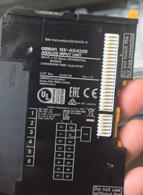 议价 21年欧姆龙NX-AD4208模拟量输入模块，8点输入，4-