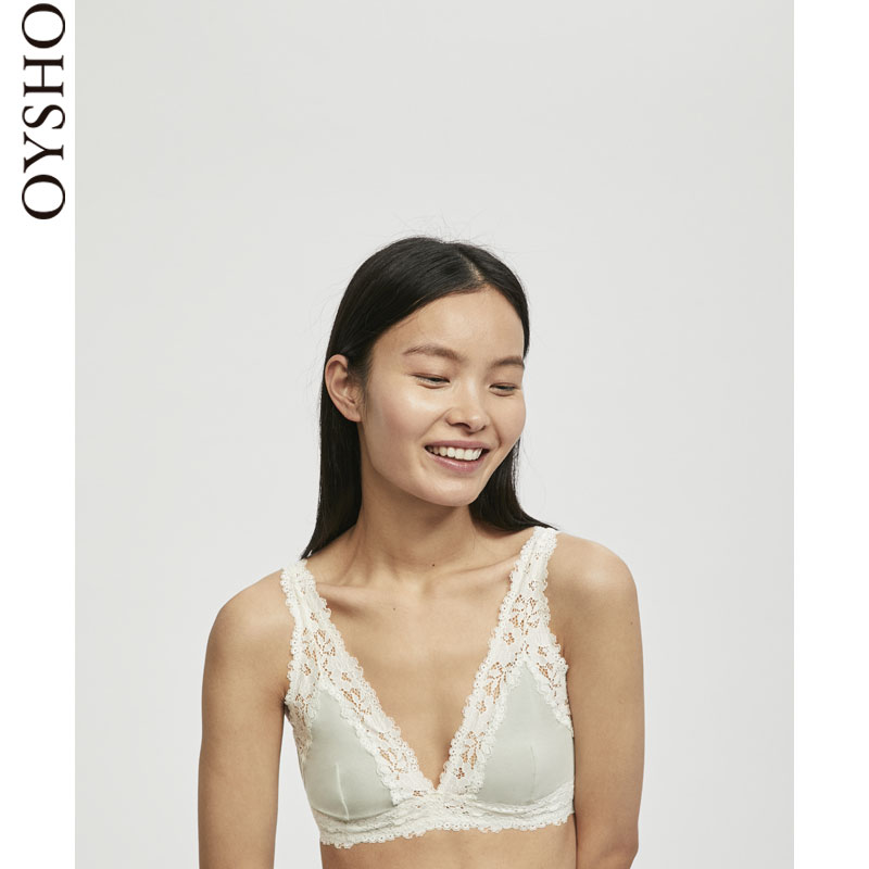 Oysho »ÒÉ«ÇᱡÀÙË¿Ïâ±ßĪ´ú¶ûÈ«ÕÖ±ÎÄÐØÎÞ¸ÖȦ 30160337425