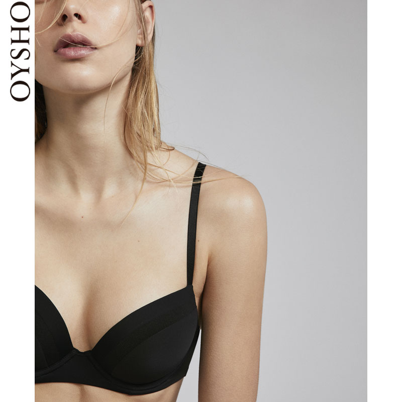 Oysho ºÚÉ«ÉÏÍÐÐͿɵ÷¼ç´øº¬ÐصæÓиÖȦÎÄÐØ¾Û£ÌáÉý 30176256800