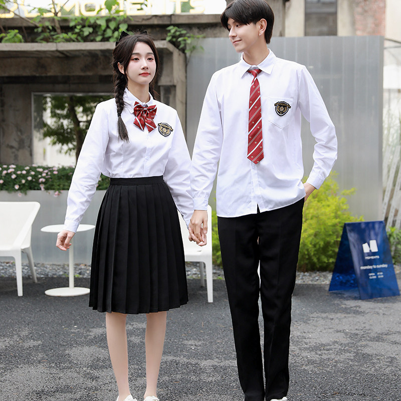 韩版班服套装初高中学生英伦学院风夏季运动会校服合唱演出毕业服