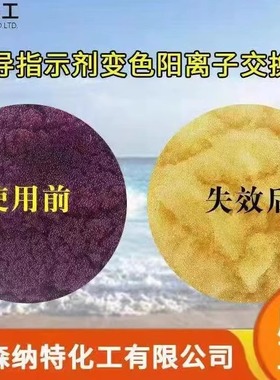 IND90氢电导变色树脂CJ-2紫色氢型强酸性阳离子交换树脂一公斤