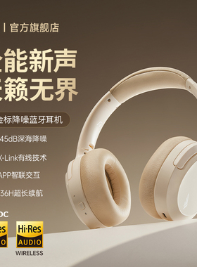 西伯利亚羽DM02双金标蓝牙耳机头戴式无线主动降噪游戏音乐耳麦