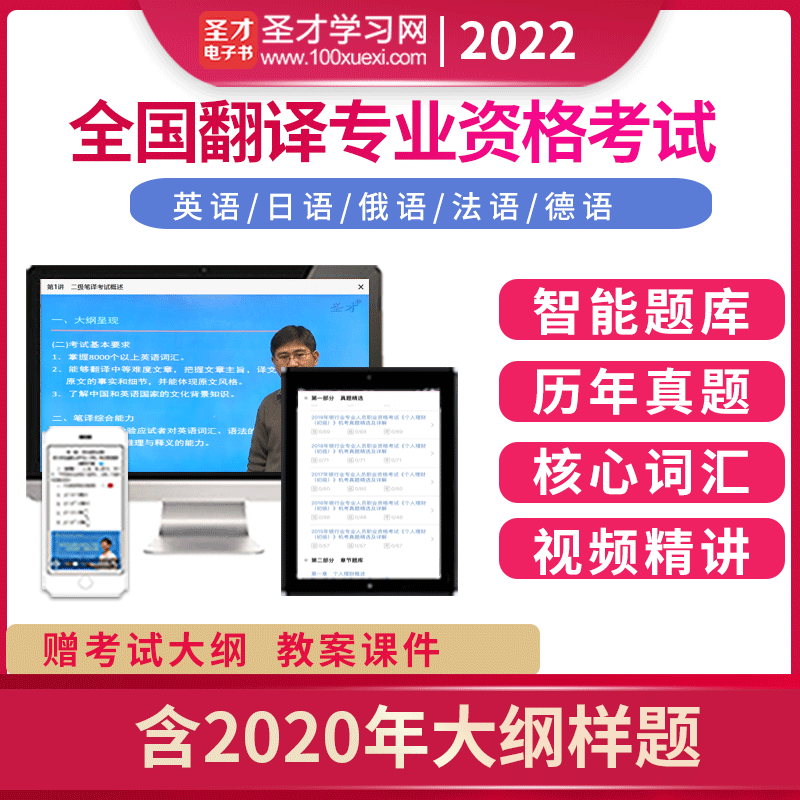 备考2023全国翻译专业资格CATTI二三级英日俄语口笔译真题词汇视怎么看?