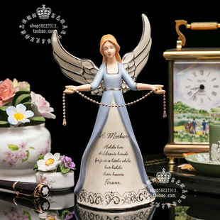Bradford献给母爱祝福天使2005限量陶瓷手工人物客厅装饰创意摆件