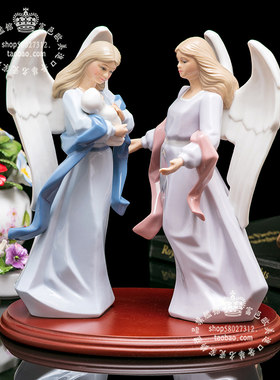 Hallmark陶瓷祈福天使婴儿满月