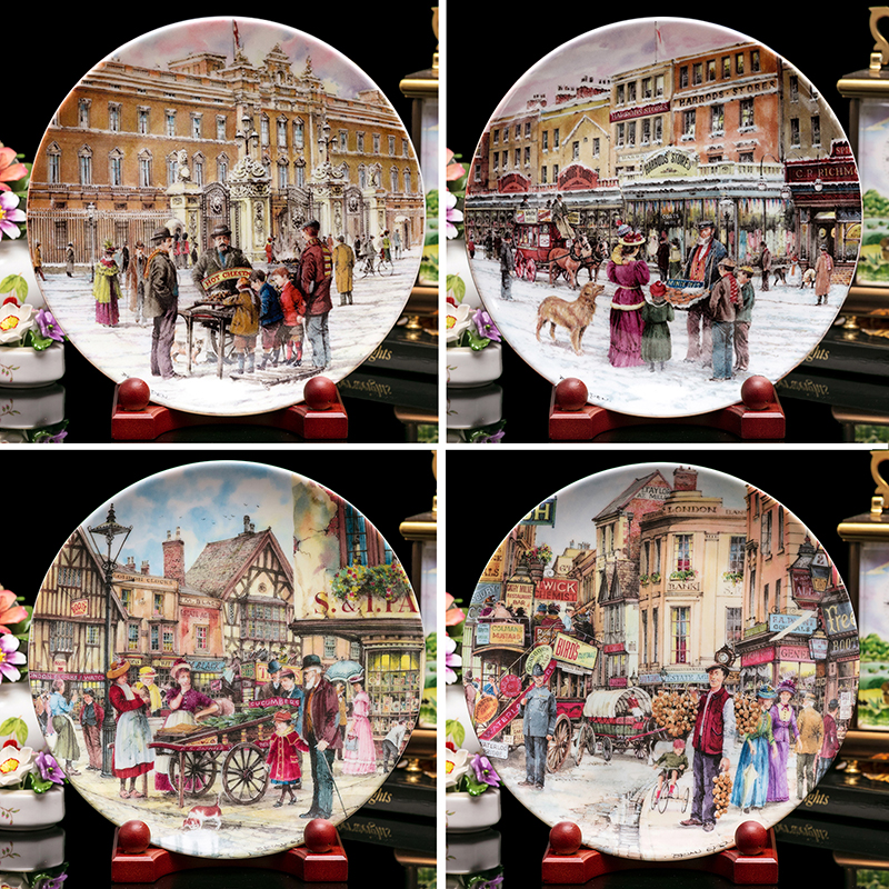 Bradex英伦小镇装饰瓷盘墙壁挂盘