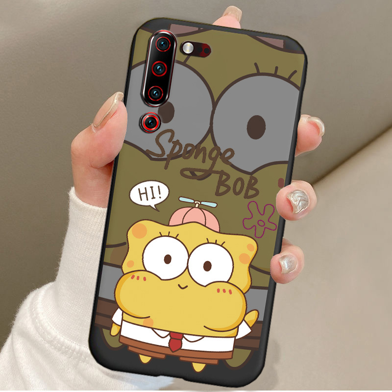 适用联想Z6PRO海绵宝宝手机壳L78121趣味卡通动漫手机套z6海信派大星男女情侣7L80121全包液态防摔可爱保护套