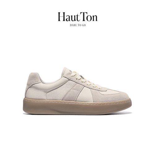 HautTon皓顿夏季透气厚底德训鞋