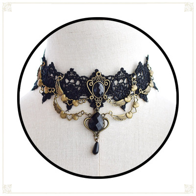 taobao agent Retro necklace, choker, accessory, Lolita style, punk style