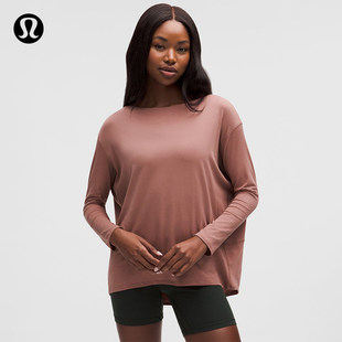 Back In Action 女士棉混纺长袖 T 恤丨lululemon丨LW3KDOS