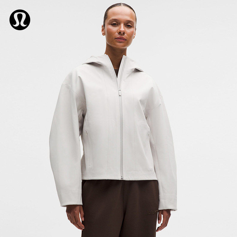Cross Chill 女士背部抽绳休闲夹克防风拒水丨lululemon丨LW4CMFS,运动服/休闲服装,运动茄克/外套,淘宝优惠券,粉丝福利购,淘宝优惠卷
