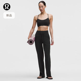Groove 女士高腰阔腿裤丨lululemon丨LW5IW3A