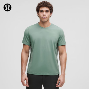 lululemon男士短袖运动T恤 Soft Jersey圆领设计 运动休闲款式