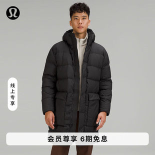 Wunder Puff 男士长款羽绒外套 羽绒服 防风丨lululemon丨LM4AJKS