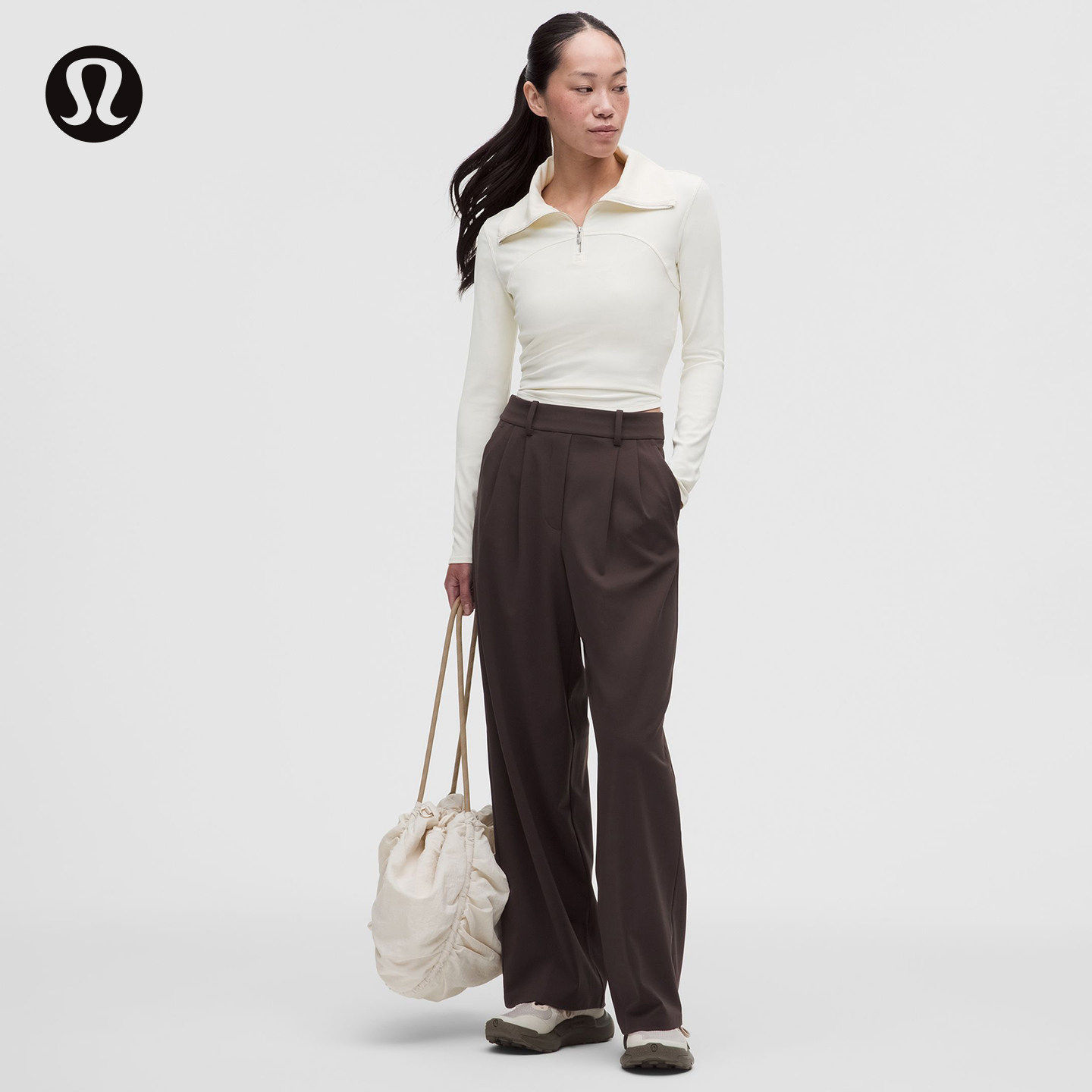 Daydrift 女士高腰阔腿裤 *亚洲版型丨lululemon丨LW5HIGA