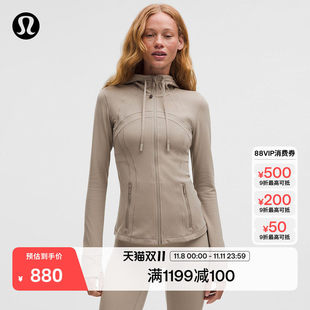 Define 女士运动连帽夹克 *Nulu?外套 芯吸丨lululemon丨LW3HAWS