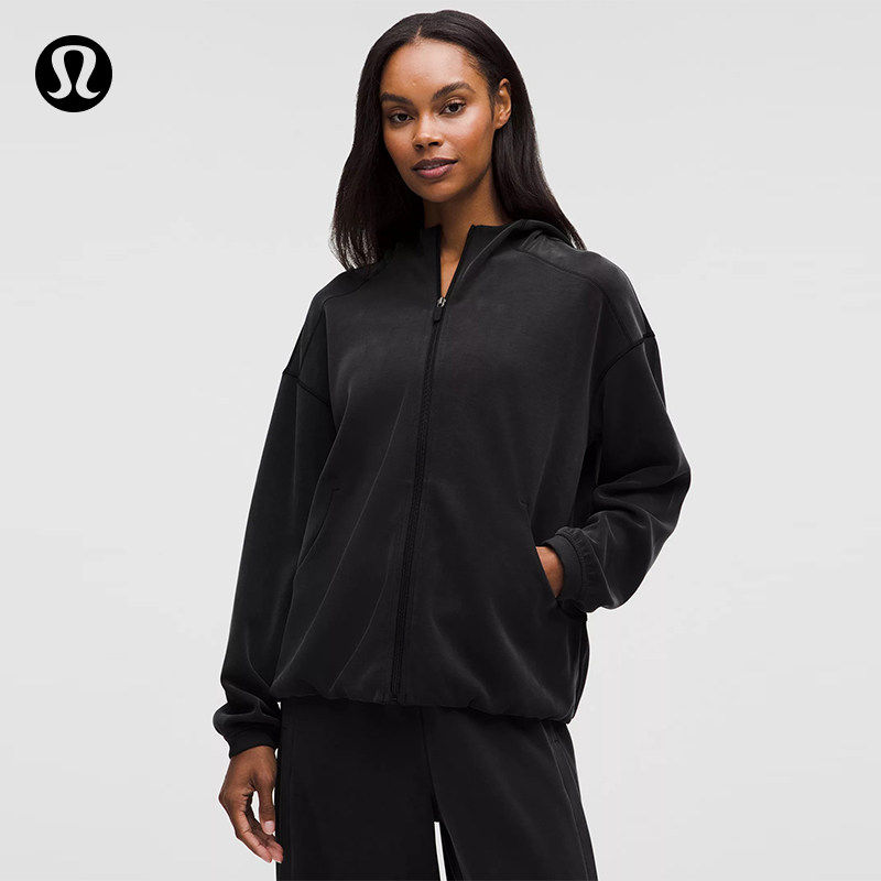 Softstreme 女士长款拉链连帽衫丨lululemon丨LW3JI0S